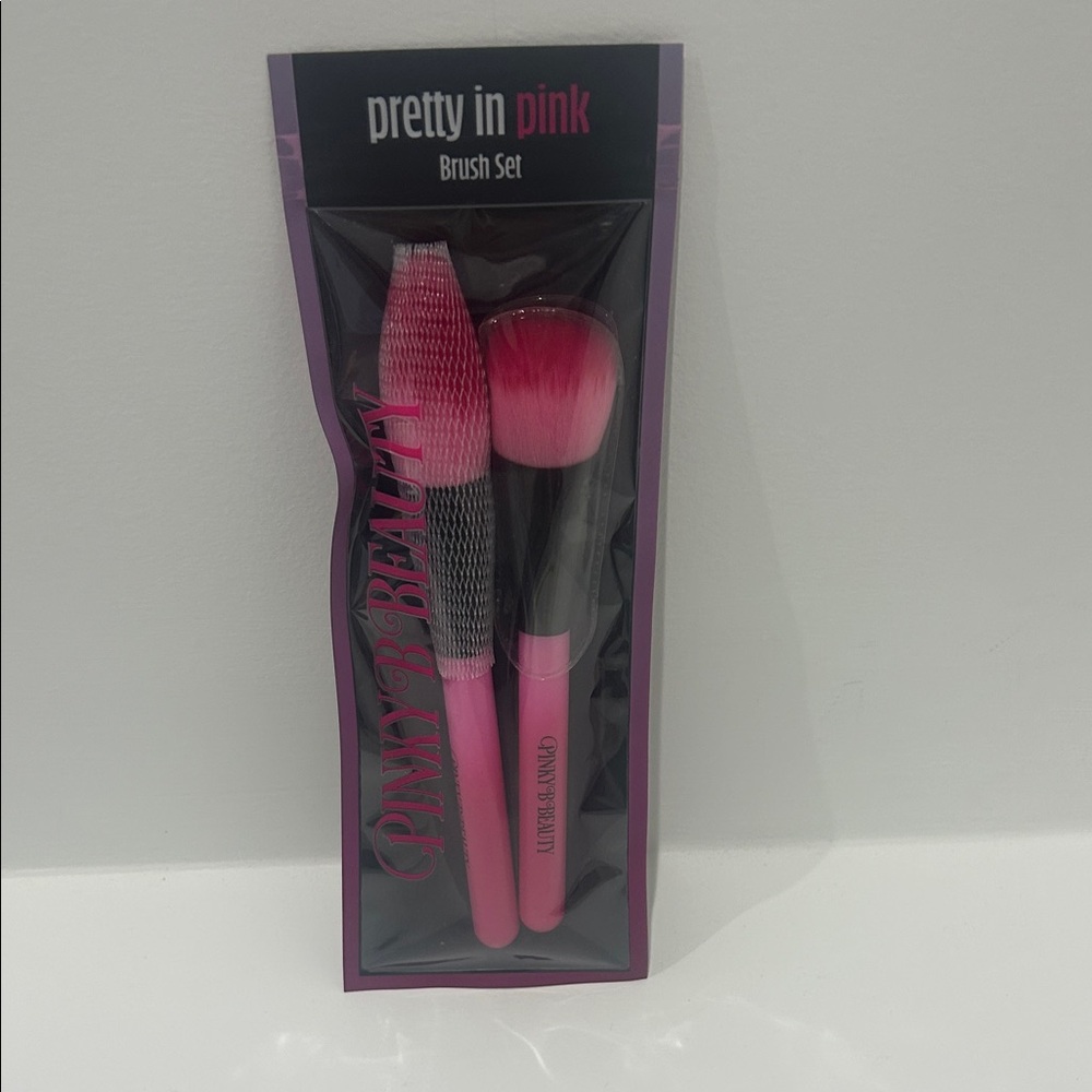 Pretty in Pink Makeup Brush Set - Pink